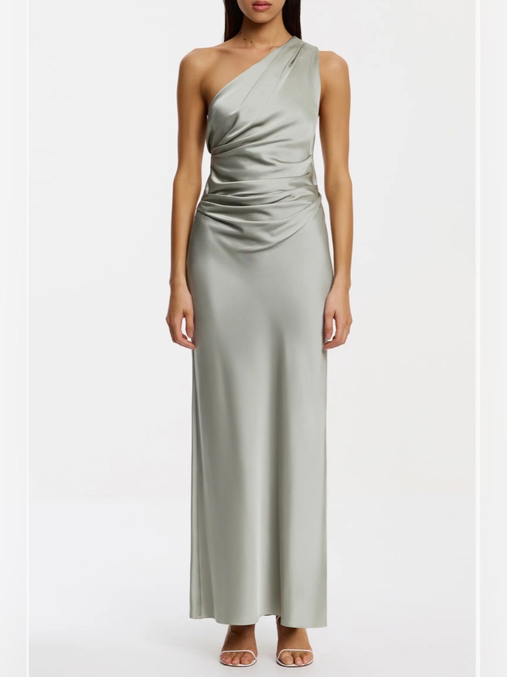 Significant Other Angela One Shoulder Satin Gown